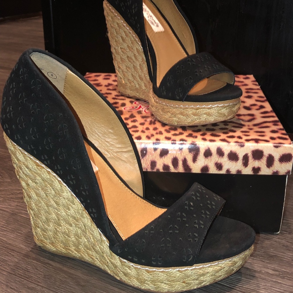 Naughty Monkey Brand new wedges